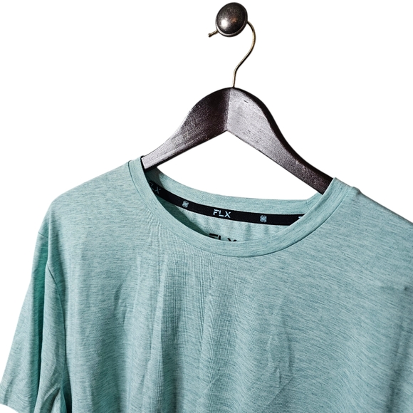 FLX Urban Commuter Performance T-Shirt - Men's Size XXL - Teal - Picture 2 of 4